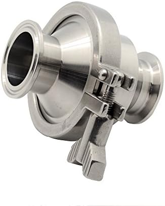 QM Stainless 1.5" Sanitary Check Valve Clamp Style, Stainless Steel 304, EPDM Gasket
