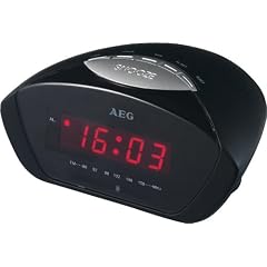 AEG MRC 4116 Radiowecker (AM/UKW-Tuner, 50Hz) schwarz