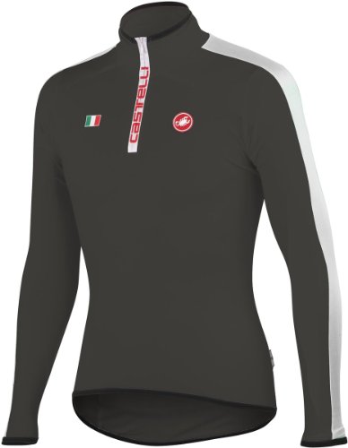 Castelli Spinta Long Sleeve Jersey Anthracite/White, XXL - Men's On Sale
