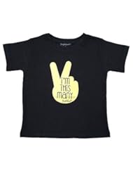 Apparel: Fayebeline Boutique Kids Clothes First or Second Birthday T-Shirt Im This Many 2T