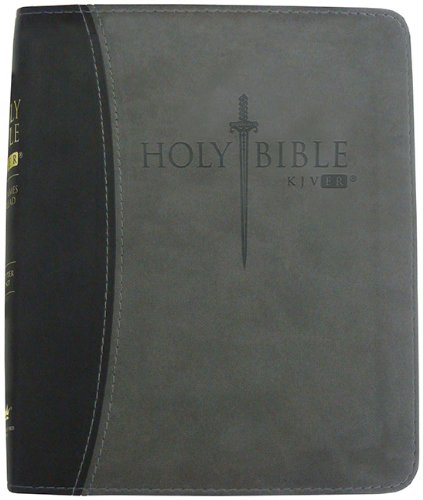 Kjver Sword Bible: Personal Size Black/Gray Duotone Indexed