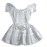 Wild Mango - Girls Cheesecloth Dress, White