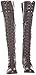 Breckelle's Women's ALABAMA-12 Tall Knee High Lace Up Combat Boots Brown 7