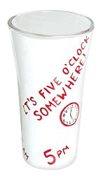 Lolita Hand Painted Shooter Glass, 5 O'clock Somewhere