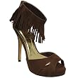 Anne Michelle by Journee Fringed Platform Stiletto