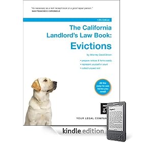 The California Landlord's Law Book: Evictions.  Book (12th edition)