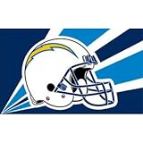 San Diego Chargers 3x5 Helmet Design Flag - B000ARH3EE