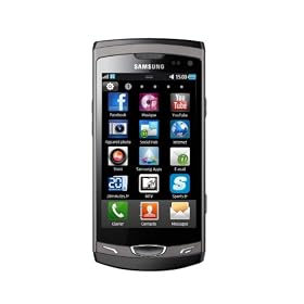 Samsung - Wave II - T�l�phone portable - 3G+/Quadri bande - Bluetooth - Wi-Fi - Noir
