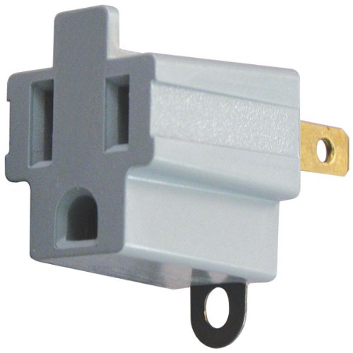 AXIS 45086 3-Prong to 2-Prong Electrical Adapter - 2 Pack