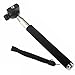 New Design Leapcama Self Portrait Self Shot Monopod Selfie Stick With Phone Holder For Samsung iPhone Blackberry With Bluetooth Remote Camera Wireless Shutter (blackMonopod+WhiteRemote)