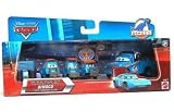 Team Dinoco (King) Crew 1:55 Scale 3 Pittys & Crew Chief Piston Cup Nights Series