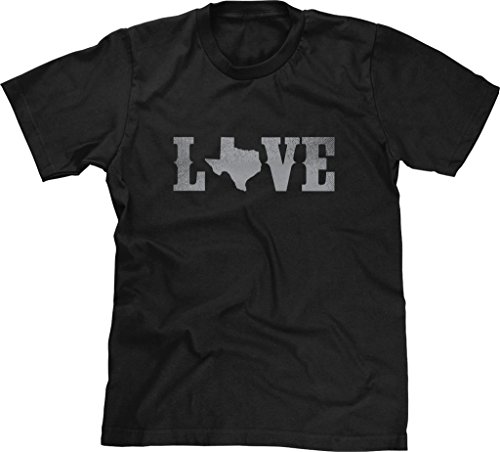 Blittzen Mens T-shirt Love Texas State O