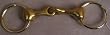 Brass Snaffle Bit Key Ring