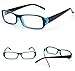 FancyG® Vintage Inspired Classic Rectangle Glasses Frame Eyewear Clear Lens