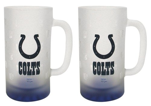 Indianapolis Colts Frosted Mug (16-Ounce, Set of 2)