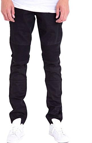Crysp Jordan Biker Denim In Black Size 38
