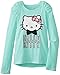 Hello Kitty Girls' Pleated Shoulder Top