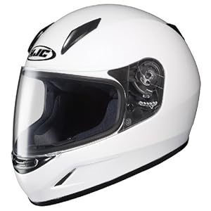 HJC CL-Y Youth Kids Youth Solid Motorcycle Helmet White