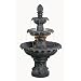 Kenroy Home 53200PLBZ Costa Brava 46-Inch 56-Pound High Outdoor Fountain, Plum Bronze Finish