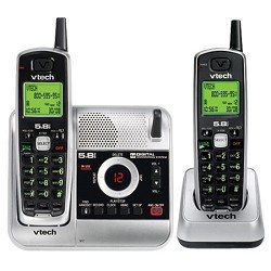 Vtech Cs5121-2 5.8 Ghz Cordless Phone With Caller Id and Digital Answering System (Dual... by 