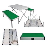 Table et banc pic-nic aluminium