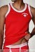 Andrew Christian Lifeguard Tank Top - Red