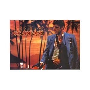Scarface ~ Al Pacino ~ RARE! Classic Movie Poster Print ~ Approx 24 X 36 Inches