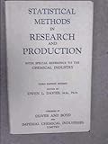 Statistical methods in research and production : with special reference to the chemical industry