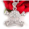 Skull Pendant Necklace n417