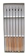 Stainless Steel Fondue Set - 6 forks