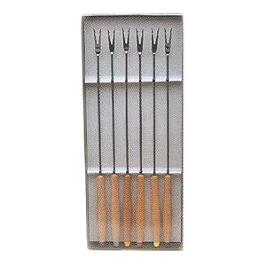 Stainless Steel Fondue Set - 6 forks by 