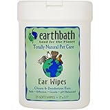 Earthbath All Natural Specialty Ear Wipes, 25 Wipes