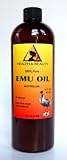 Emu Oil Australian Triple Refined Organic 100% Pure 16 oz
