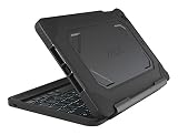 ZAGG Rugged Book Case, Durable, Hinged with Detachable Backlit Keyboard for iPad mini & mini Retina - Black