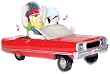 Lowrider Animated Car - Red
