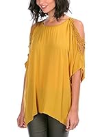 Never Paris Blusa Ingrid (Mostaza)