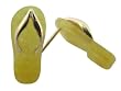 Yellow Jade Flip-Flop Simple-Strap Sandal Earrings, 14k Gold