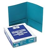 Review ESSELTE PENDAFLEX CORP.  / ESSELTE PENDAFLEX CORP. / ESS53442 / Twin-Pocket Linen Paper Portfolio, Teal / Sold as 1 BX