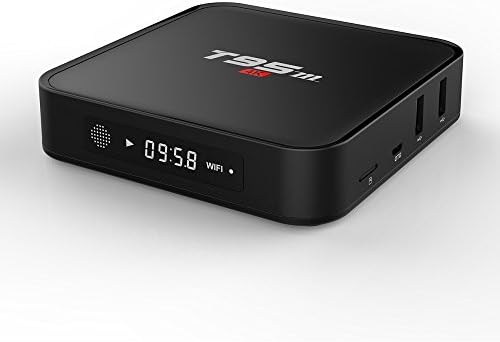 T95M Android TV Box S905 Quad-Core-2GB RAM 8GB Flash Emmc-Support 4k-Kodi Fully Loaded-Wi-Fi Media Player with Front LED Clock
