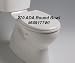 CAROMA 270 ADA Easy Height Round Toilet Bowl, WHITE - 609177W