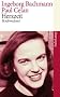 Herzzeit: Ingeborg Bachmann - Paul Celan. Der Briefwechsel (suhrkamp taschenbuch)