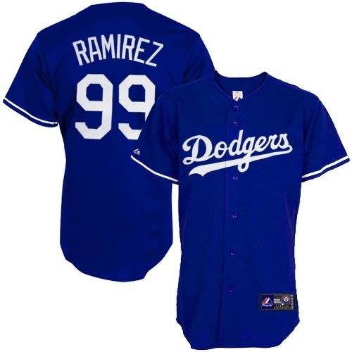 Majestic Manny Ramirez L.A. Dodgers Replica Jersey-Royal Blue (X-Large)