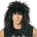 80's Rock Star Wig -Black