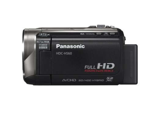 Panasonic HDC-HS60 Hi-Def Camcorder with 120GB HDD & 35X intelligent Zoom (Black)