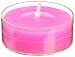 Zest Candle 50-Piece Tealight Candles, Hot Pink