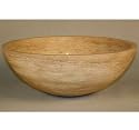 Bathroom Travertine Stone Vessel Vanity Sink Bowl Lavatory Basin with Chrome Pop Up Drain 29B