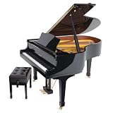 Suzuki M-680 BL 5'8 Acoustic Grand Piano,High Gloss Black