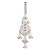 Fashion Keychain Sterling Silver for Women 5.75 inches