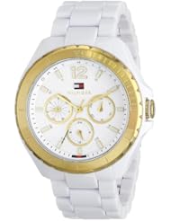 Tommy Hilfiger Womens 1781428 Analog Display Quartz White Watch