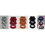 Ducati Front Rear Wheel Billet Aluminum Axle Nut Hypermotard Monster M 796 1100 by SSR Motorsports